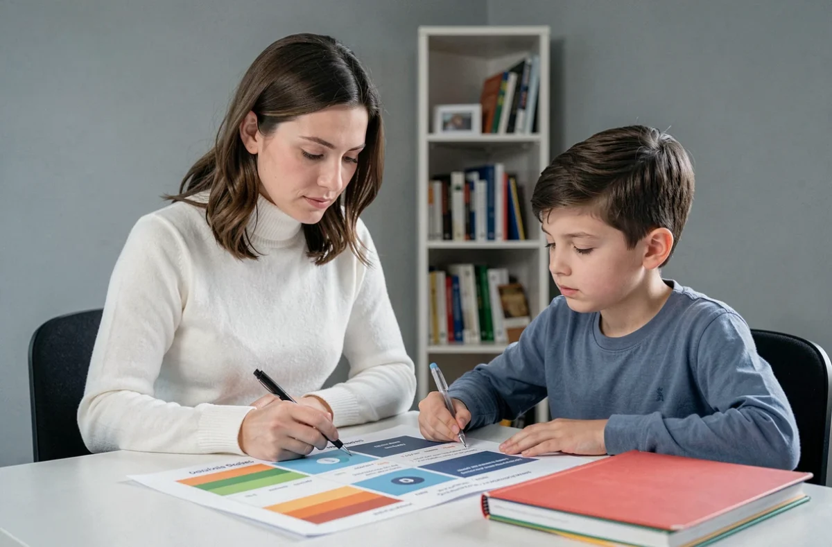 Tutrice de Complétude accompagnant personnellement un collégien avec un suivi scolaire individualisé