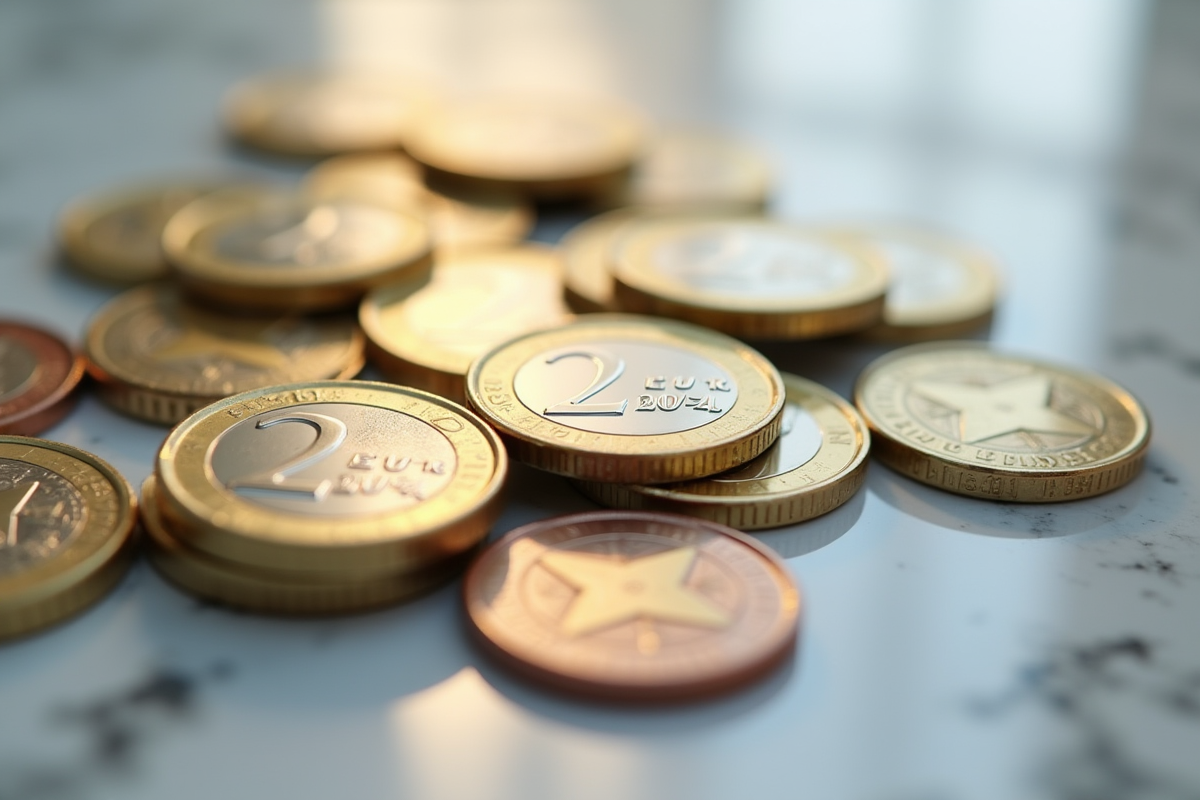Pièces 2 euro JO 2024 sur monnaie de poche