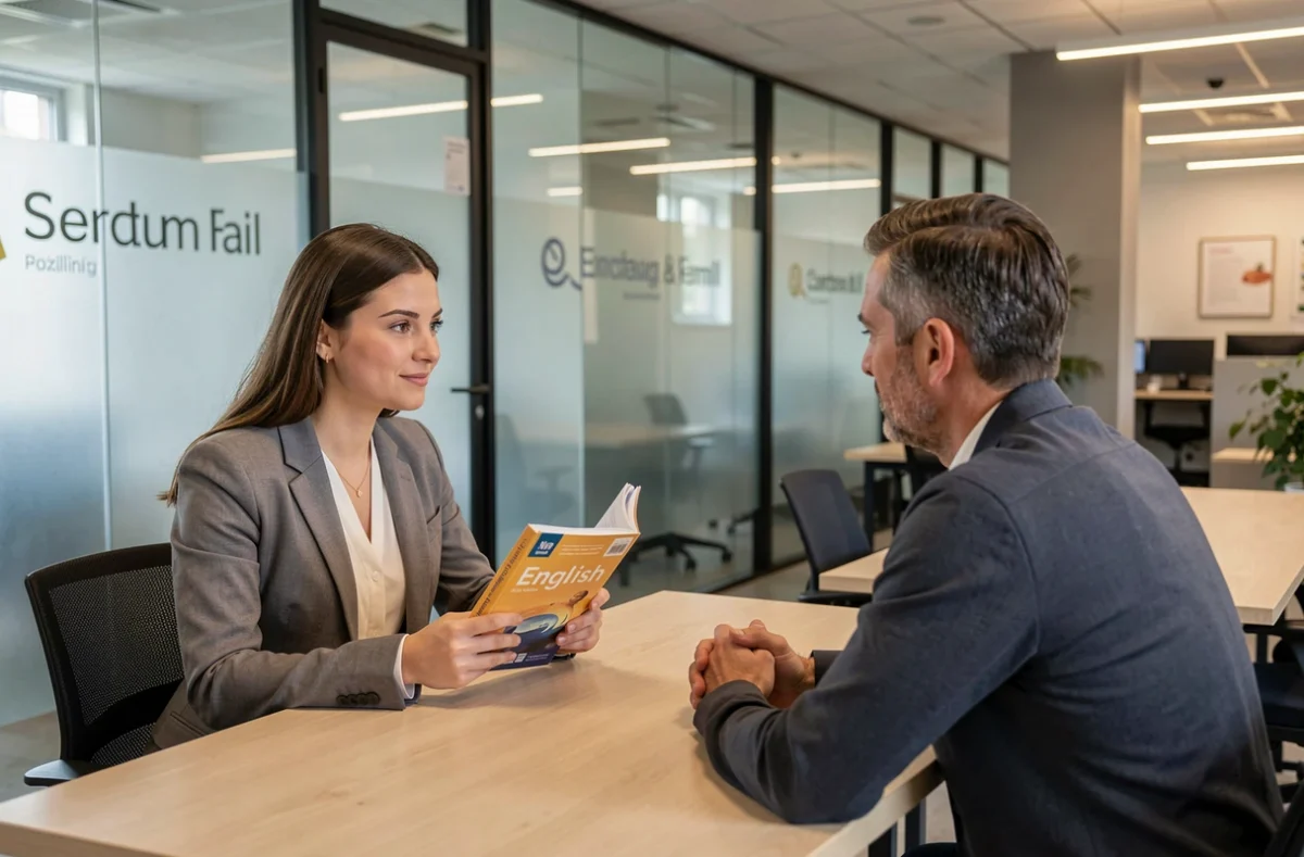 Cours d'anglais en face à face chez Wall Street English à Dijon avec une jeune professionnelle